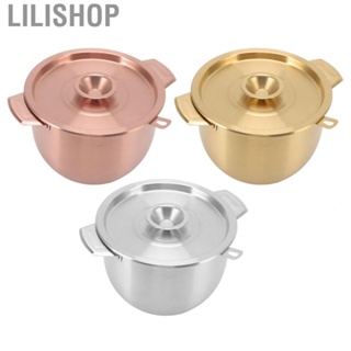 Lilishop Stainless Steel Oil Storage Tank 2.8L Oil Filter Pot  Grade Non Stick Rustproof Non Slip with Lid for Cooking Oil