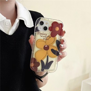 Yiki|เคสโทรศัพท์มือถือแบบนิ่ม ลายภาพวาดสีน้ํามัน รูปดอกไม้สีเหลือง สําหรับ Vivo X90 Pro X90 X80 Pro X80 X70 Pro X70 S1 Pro S1 V27E V23E V21E V21 V20 Pro V20 V15