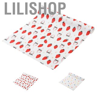 Lilishop Shelf Liner Colorful  Oil Stain Proof Cabinet Mat Cuttable Drawer Liner for Home