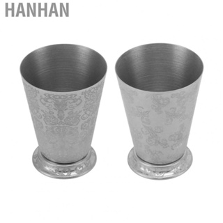 Hanhan Stainless Steel Cup  High Strength Elegant Details Mint Julep Cup  for Gin