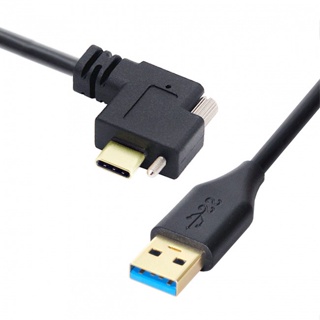 Xiwai สายเคเบิลข้อมูล USB 3.1 Type-C มุมซ้าย ขวา 90 องศา เป็น USB 3.0 มาตรฐาน สําหรับกล้อง