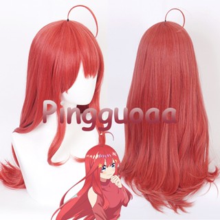 Anime The Quintessential Quintuplets Nakano Itsuki Cosplay Wig 70cm Long Straight Wigs Anime Cosplay Heat Resistant Synthetic Wigs