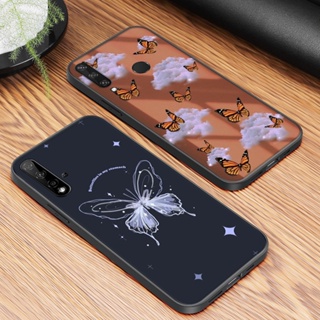 เคสโทรศัพท์มือถือ TPU แบบนิ่ม พิมพ์ลายผีเสื้อ สําหรับ Huawei Nova 2i 3 3i 4E 5i 5T 2 Lite Y9 Prime