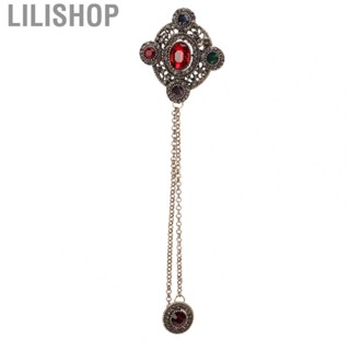 Lilishop Diamonds Pendant Brooch All Match 5 Color Diamonds Pendant Suit Corsage Brooch