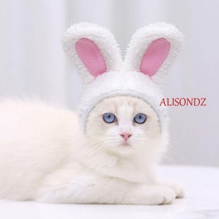 Alisondz หมวกคอสเพลย์รูปหูแมวและกระต่ายน่ารักสําหรับสัตว์เลี้ยงสุนัขแมว