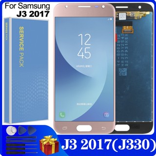 อะไหล่หน้าจอสัมผัสดิจิทัล LCD 5.0 นิ้ว สําหรับ SAMSUNG Galaxy J3 2017 J330 J330F J3 PRO