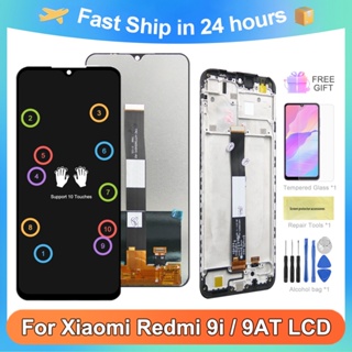 อะไหล่หน้าจอสัมผัสดิจิทัล LCD สําหรับ Xiaomi Redmi 9i M2006C3LII Redmi 9AT M2006C3LVG