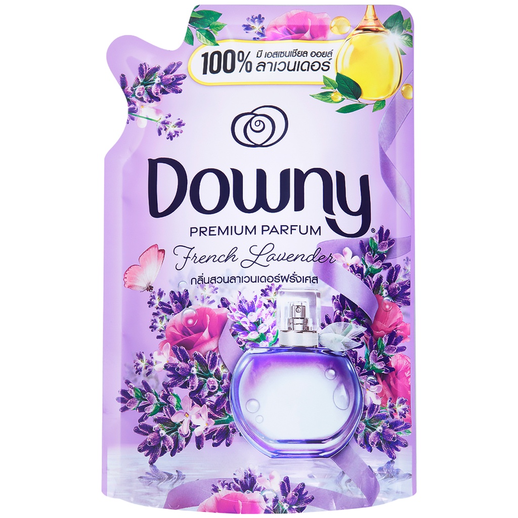 LeeMart น้ำยาปรับผ้านุ่ม ดาวน์นี่ Downy 470ML ดาวนี่ เข้มข้นพิเศษ สูตร ดาวน์นี่ สีม่วง ลาเวนเดอร์ ฝรั่งเศษ ขนาด 470 มล.