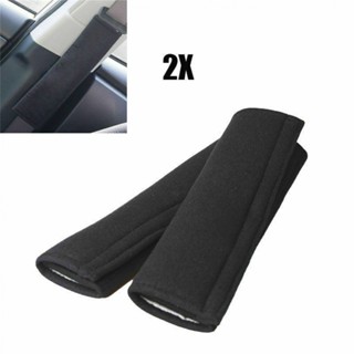 ⚡READYSTOCK⚡Car Seat Belt Pad 1 Pair Black Cushion Strap Shoulder Hardness Comfortable