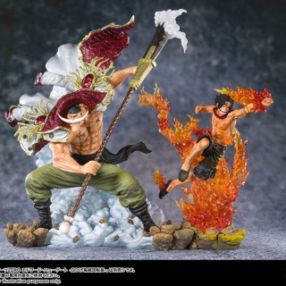 [Super Handsome] โมเดลฟิกเกอร์ One Piece Super Fierce Battle Fire Fist Luffy Ace ของขวัญวันเกิด ของเล่นสําหรับเด็ก