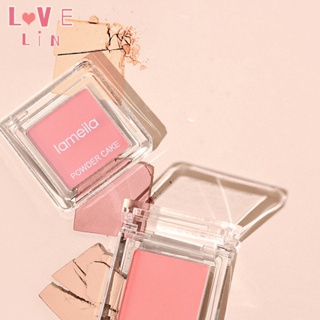 【lovelin】LAMEILA บลัชออนแต่งหน้า สีนู้ด ขาวดํา สําหรับผู้เริ่มต้นแต่งหน้า นักเรียนหญิง 3591