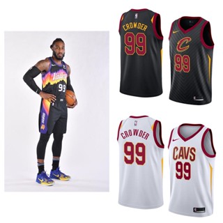 Nba Cleveland Cavaliers ที่ไม่เหมือนใคร #99 เสื้อกีฬาบาสเก็ตบอล Jay Crowder สําหรับผู้ชาย 168314