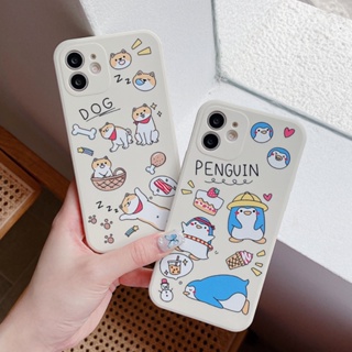 เคสโทรศัพท์มือถือ ลายเพนกวิน ชิบะ น่ารัก สําหรับ OPPO Reno 8T 7Z 6Z 5 2F Realme C35 11 10 9i 9 Pro Plus 8 7 5 C21Y C20 C11 C25 C15 C12 C17 Narzo 30A 20