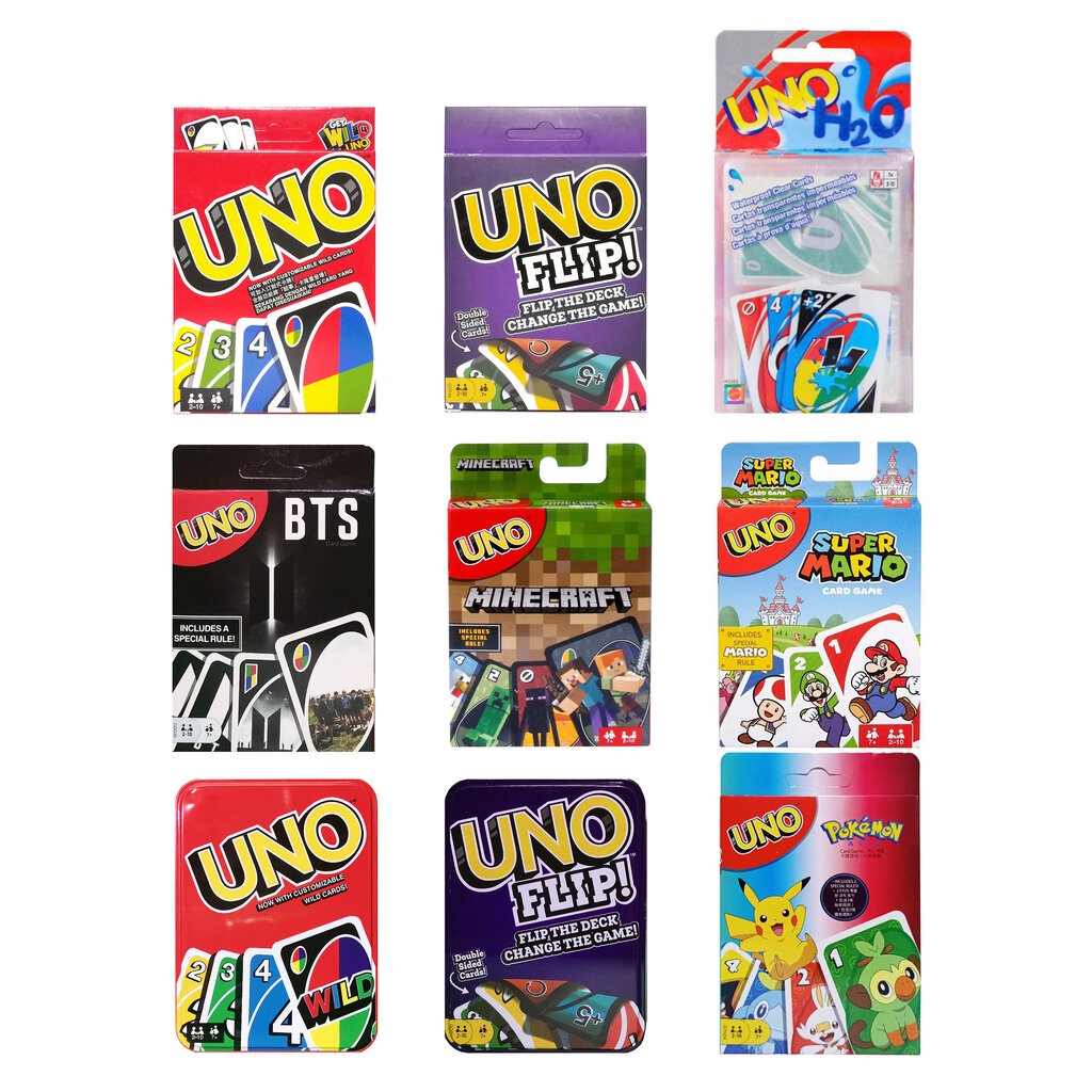 เกมไพ่อูโน่คลาสสิก การ์ดเกมไพ่ตัวเลขและสี Game Card UNO Original Box VaniLand