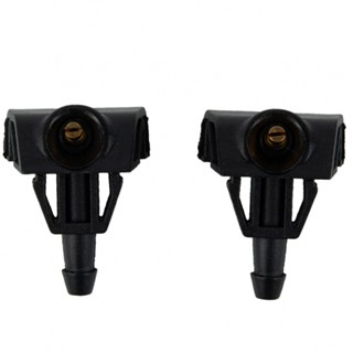 ⚡READYSTOCK⚡Nozzles 1 Hole Brass 2pcs/set Black Plastic Metal Car Windscreen Wiper