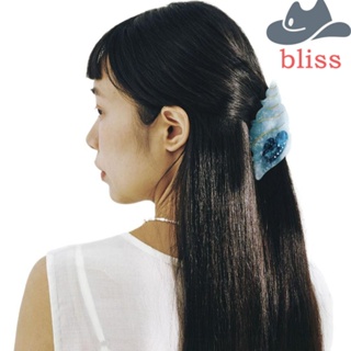 BLISS กิ๊บติดผม ทรงเรขาคณิต ประดับเพทาย สไตล์เกาหลี สําหรับผู้หญิง