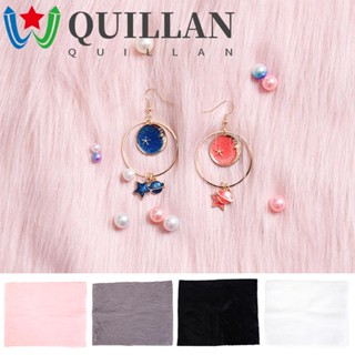 Quillan พรมปูพื้น ขนนิ่ม 40x50 ซม. พับได้ ซักได้ หลากสี สําหรับฝึกทําเล็บ