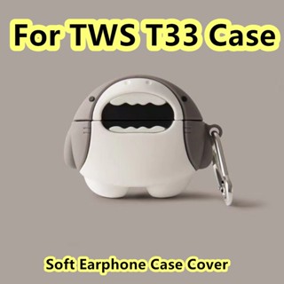 【จัดส่งด่วน】เคสหูฟัง แบบนิ่ม ลายการ์ตูนตลก สําหรับ TWS T33 TWS T33