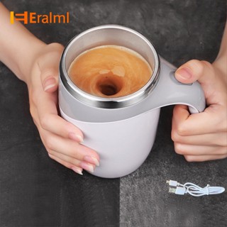 Eralml แก้วกาแฟคนอัตโนมัติ สเตนเลส 304 แบบพกพา ชาร์จได้