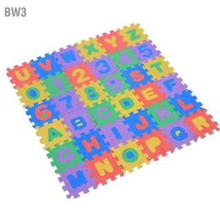 BW3 36 ชิ้น Soft EVA Foam Play Mat ตัวเลขตัวอักษรเด็กทารกเด็กเล่นของเล่นรองคลาน New