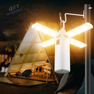 [Getdouble.th] โคมไฟ LED XPE 300LM 2000mAh Type-C ชาร์จ USB กันน้ํา 3 โหมด สําหรับตั้งแคมป์ [Getdouble.th]