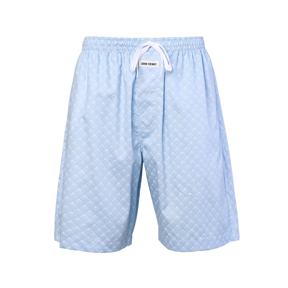 JOHN HENRY UNDERWEAR Sleepwear กางเกงขาสั้นผู้ชาย รุ่น JU JU3633 สีฟ้า