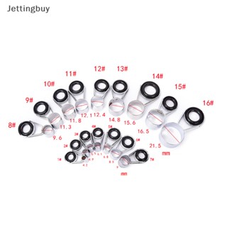 [Jettingbuy] ชุดแหวนไกด์คันเบ็ดตกปลา 16 ขนาด 10 ชิ้น