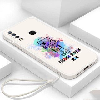 เคสโทรศัพท์มือถือ ซิลิโคนนิ่ม TPU ลายดอกไม้น่ารัก พร้อมสายคล้อง สําหรับ OPPO Reno Z Reno 2 Reno 2Z Reno 2F reno3 reno3 pro Reno 3 4G Reno 4 4G Reno 4pro 4G Reno 4Z