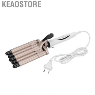 Keaostore 5 Barrel  Temperature Adjustable Hair Waver Crimper (EU Plug) DSO