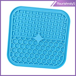[Flourishroly5] แผ่นซิลิโคน พร้อมตัวดูด สําหรับสุนัข และแมว