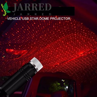 Jarred โคมไฟเลเซอร์ Led Usb หลากสีสันสําหรับติดตกแต่งเพดานรถยนต์ 1 ชิ้น