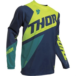 Thor pro เสื้อแข่งรถจักรยานยนต์ แขนยาว MTB BMX วิบาก เสื้อสกปรก จักรยาน enduro Jersey ใหม่ เสื้อผ้าจักรยาน