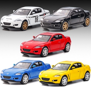 Um 1/64 Mazda RX-8 Diecast รถของเล่น สําหรับเด็กผู้ชาย ของขวัญวันเกิด รถของเล่น รถสะสม