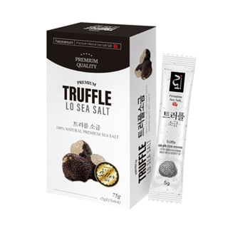 ส่งจากไทย&gt;&gt; เกลือผสมเห็ดทรัฟเฟิล premium truffle LO sea salt เกลือพรีเมี่ยม 75g 15ea 최고급 트러플 소금