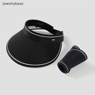 [jewelrybase] หมวกกันแดด ระบายอากาศ ปรับได้ ป้องกันรังสียูวี แฟชั่นฤดูร้อน สําหรับผู้หญิง