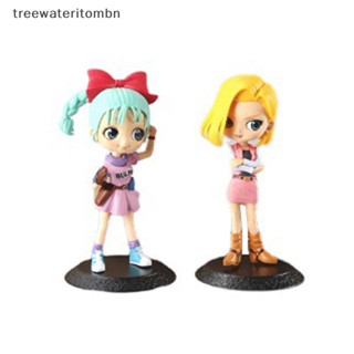 Tt ฟิกเกอร์อนิเมะ Dragon Ball Bulma Q Posket Versions ขนาด 15 ซม. ของเล่นสําหรับเด็ก 1 ชิ้น