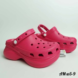 Crocs bae รองเท้าส้นสูง ประดับพู่ 2.5 นิ้ว สูง 5 สี ไซซ์ 35-40