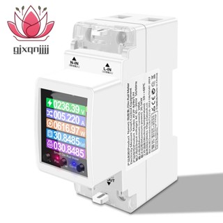 At2pw 100A Tuya WIFI Din Rail เครื่องวัดพลังงาน สวิตช์อัจฉริยะ รีโมทคอนโทรล อุปกรณ์เสริม AC 220V โวลต์ดิจิตอล Kwh ความถี่ แฟคเตอร์