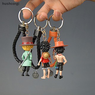 [hushcorgi] พวงกุญแจ ลายการ์ตูนอนิเมะ One piece Luffy Nami Chopper 1 ชิ้น