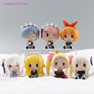 Coagulatelove ฟิกเกอร์อนิเมะ Re Zero Rem Re:Zero Emilia Rem Ram Kawaii น่ารัก [ขายดี]