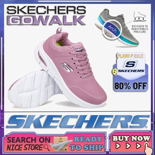 [รองเท้าผ้าใบผู้หญิง]] Skechers_ Go-walk Arch Fit รองเท้าผ้าใบลําลอง ข้อสั้น ระบายอากาศ สําหรับผู้หญิง UU8C