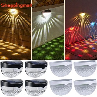 โคมไฟติดผนัง LED พลังงานแสงอาทิตย์ กันน้ํา สําหรับตกแต่งสวนกลางแจ้ง