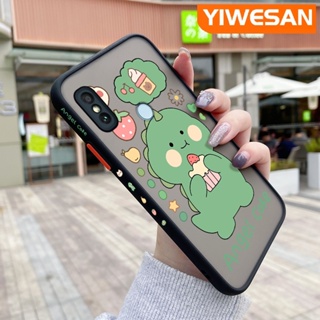 สําหรับ Xiaomi Redmi Note 5 Note 5 Pro Note 5A Prime เคสการ์ตูนไดโนเสาร์น้อยน่ารัก ดีไซน์ใหม่ บาง ฝ้า เคสโทรศัพท์ ขอบซิลิโคน กันกระแทก เคสป้องกัน