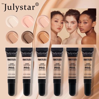 Julystar Facial Beauty Repair Pox Print คอนซีลเลอร์กันน้ำ Anti-sweat Tear Groove Tattoo Cover Moisturizing Lasting Concealer nuuo