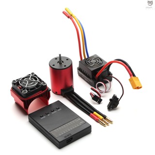 Ctoy มอเตอร์ไร้แปรงถ่าน S3650 3900KV 60A ESC XT60 แบบเปลี่ยน สําหรับรถยนต์ 1 8 1 10 Tamiya