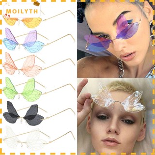 BUTTERFLY Moily แว่นกันแดด Uv 400 ไม่มีขอบสําหรับผู้หญิง