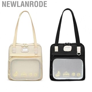 Newlanrode Purse   Transparent Front Bag Shoulder Light Weight for School