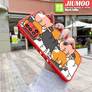 เคสโทรศัพท์มือถือ ซิลิโคนแข็ง บาง กันกระแทก ลายการ์ตูนแมวน่ารัก สําหรับ Samsung galaxy A51 4G A51 5G M40s