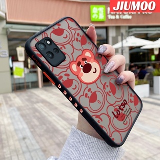 เคสโทรศัพท์มือถือ ซิลิโคนนิ่ม ใส กันกระแทก ลายหมีสตรอเบอร์รี่ สําหรับ Realme V11 5G V11s