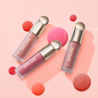 【COD】 Beauty Glazed Liquid Blush Stick Brightening Moisturizing Rouge Blush Professional Cosmetics For Face Blusher Lasting Cheek Blush Face Makeup Tools